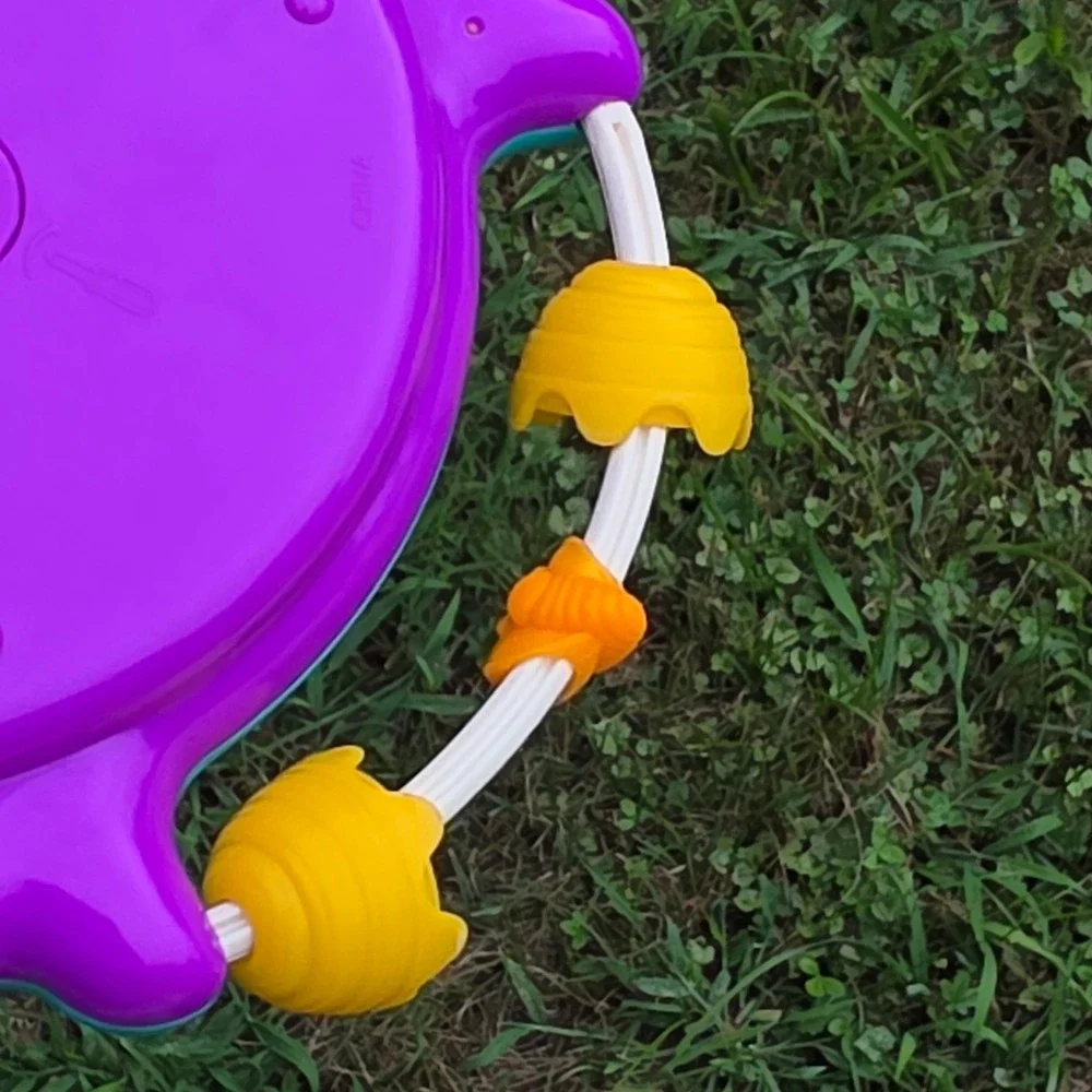 Vintage Disney Winnie the Pooh  See'nSay Learning Toy Teal Purple  Y2K Working!